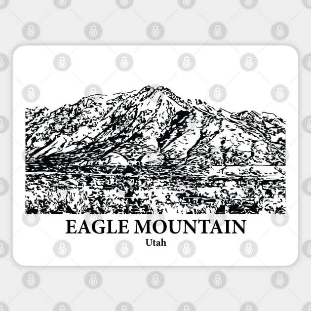 Eagle Mountain - Utah Magnet by Lakeric